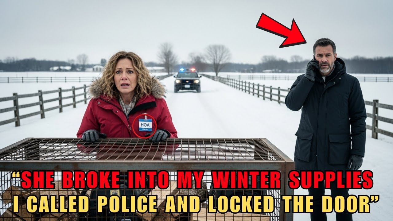 Karen Broke Into My Winter Supplies — I Locked Her In and Waited for Police