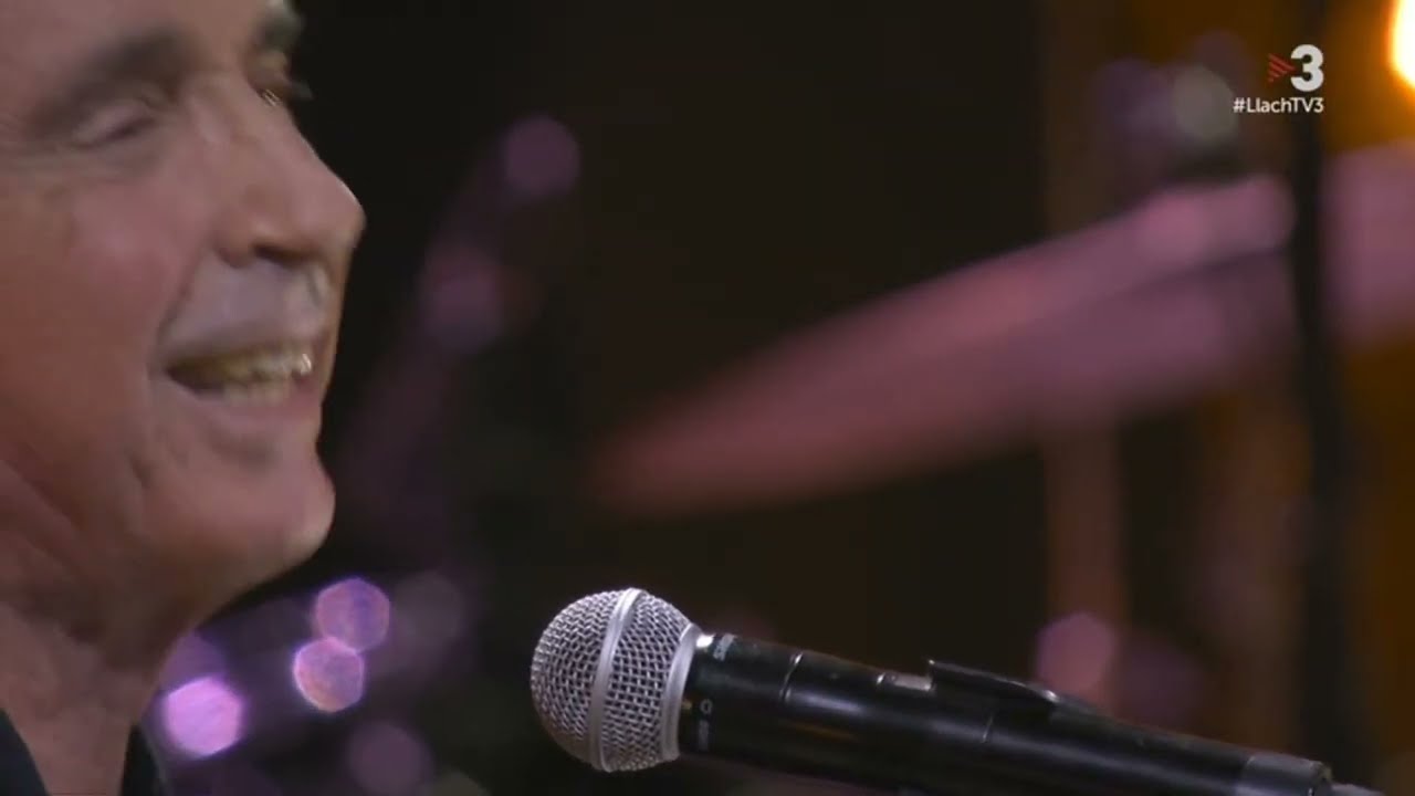 Concert de Lluís Llach al Palau Sant Jordi, 18 desembre 2021