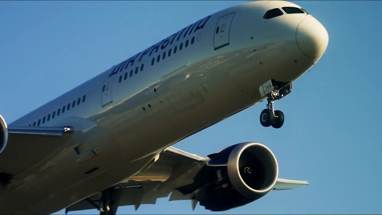 LAX 4K-CINEMATIC PLANE LANDINGS EVENING-CANON C50