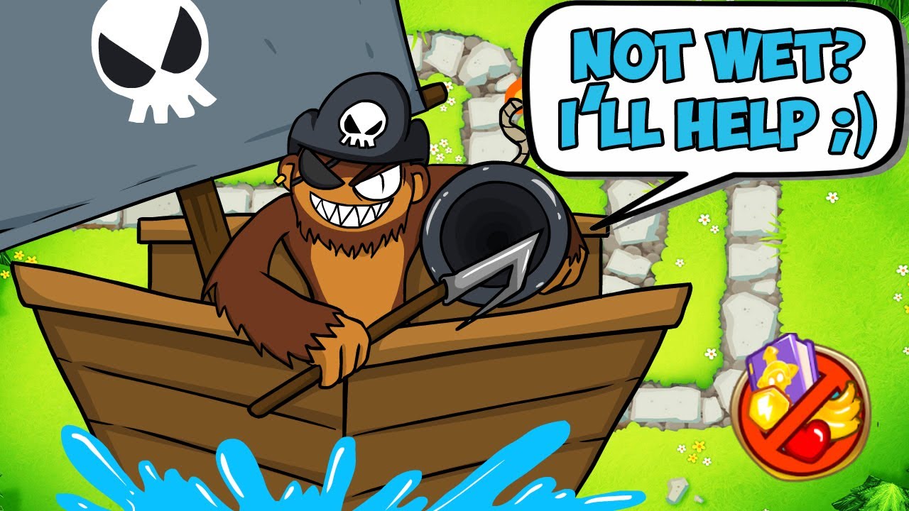 ШИМПАНЦЕВ С ТОЛЬКО БУКАНИРОМ!!! BTD6
