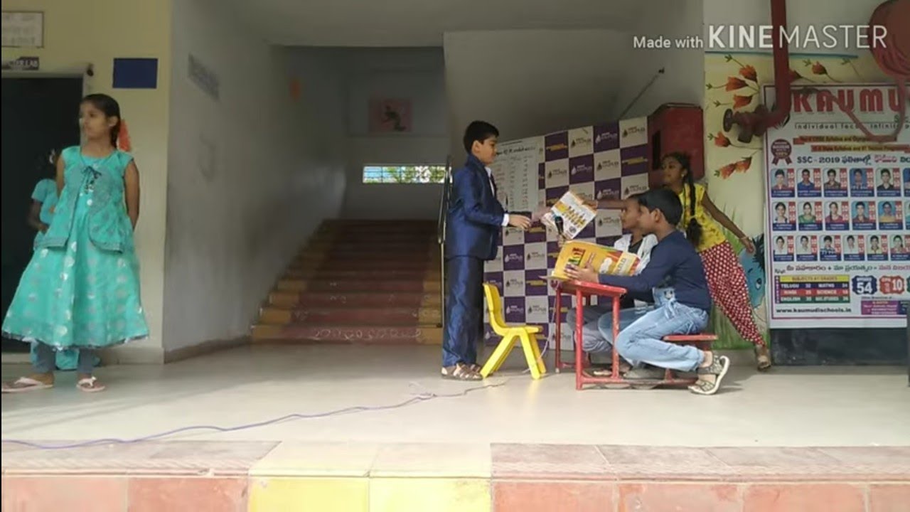Skit on Srinivas ramanujan by Class 6 students of Kaumudi school #Maths day