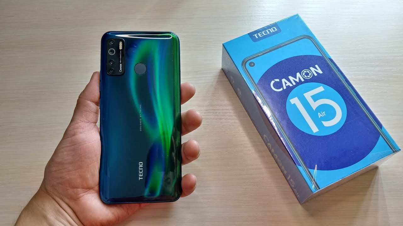 TECNO Camon 15 Air распаковка 📦 Unboxing TECNO Camon 15 Air