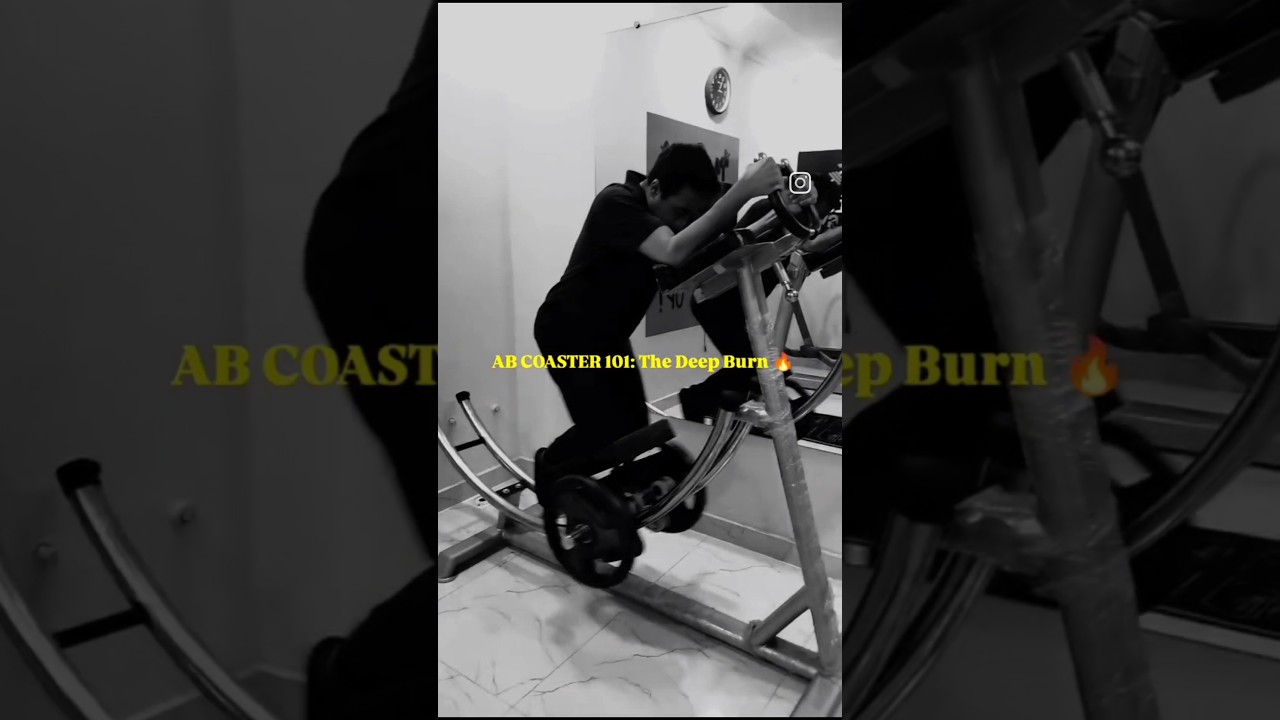 Old video, same grind. ⚡️Mastering the Ab Coaster basics. 
