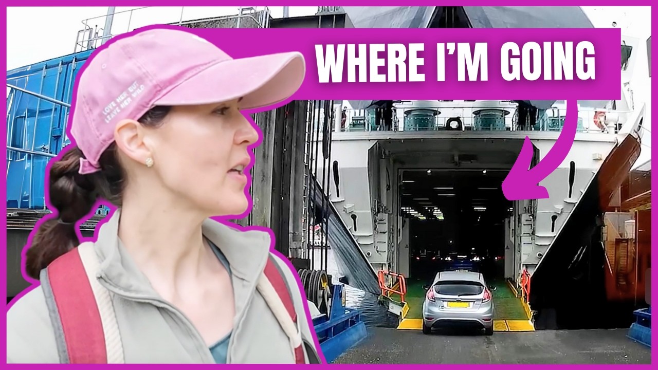 First SOLO FERRY TRIP with CARAVAN & DOG | Traveling to Scotland's Outer Hebrides (S4 Pt7) | VLOG 26