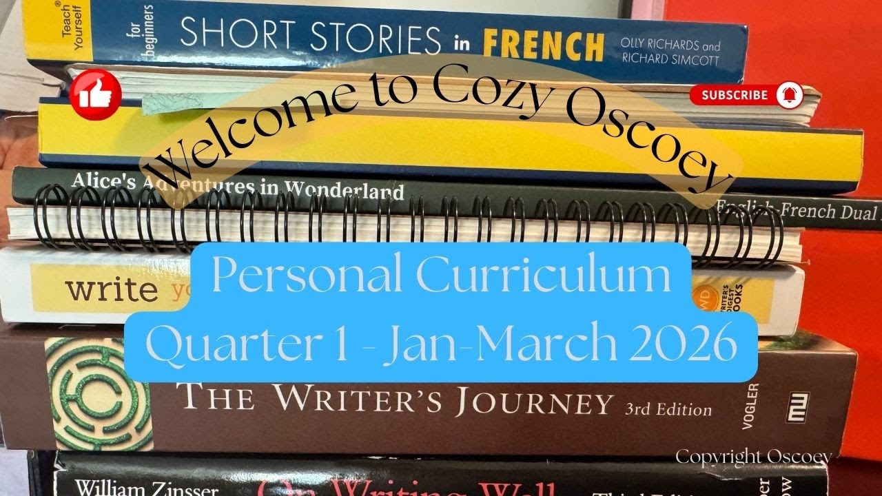 Personal Curriculum: Q1Winter Goals - French, Writing, and More!