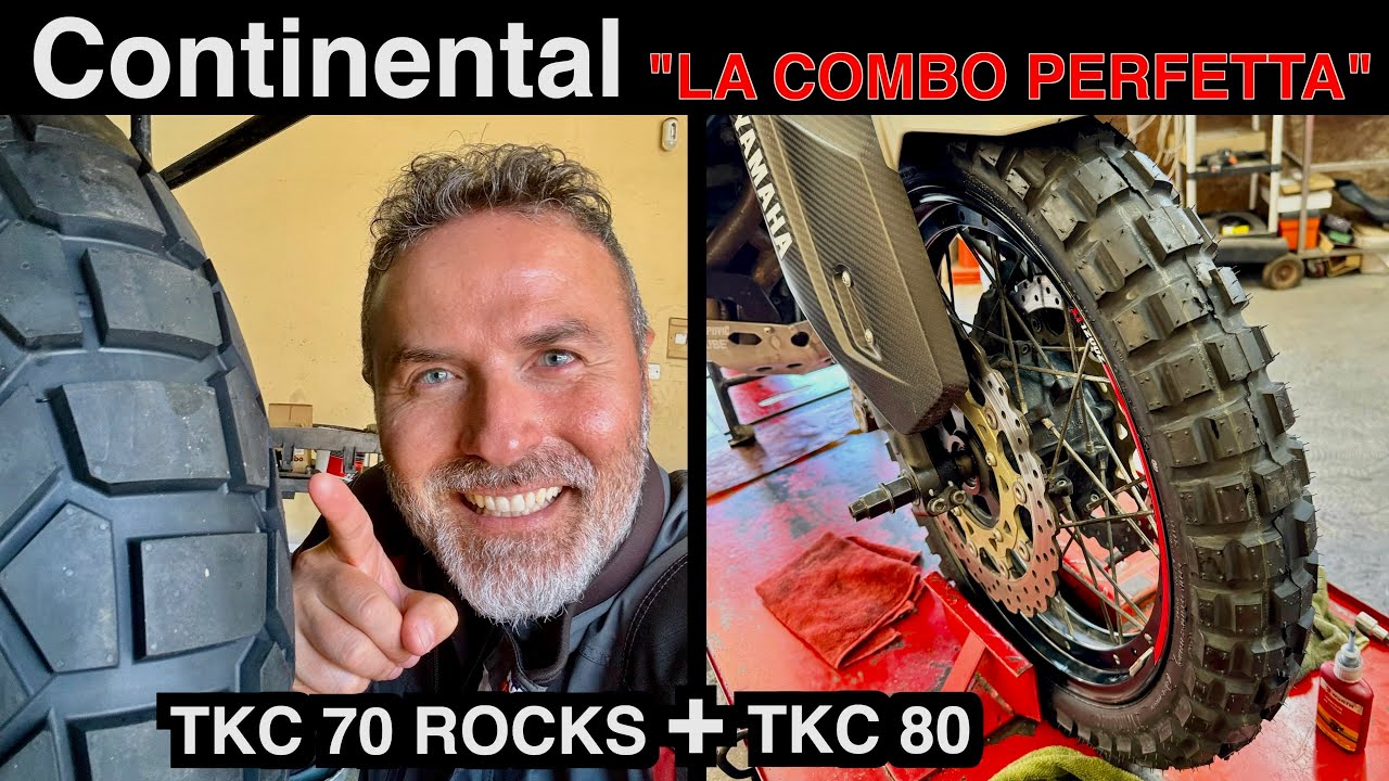 Мотоциклетные шины TKC70 ROCKS + TKC80 Continental — наше идеальное сочетание