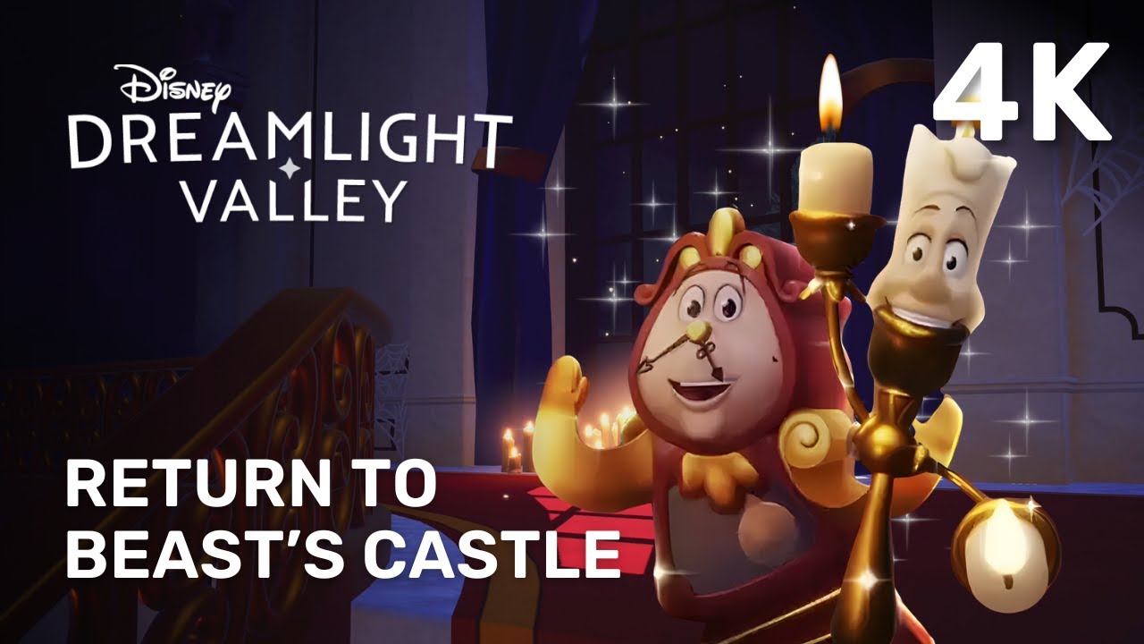 Return to Beast's Castle | Disney Dreamlight Valley | 4K 60 No Commentary Walkthrough