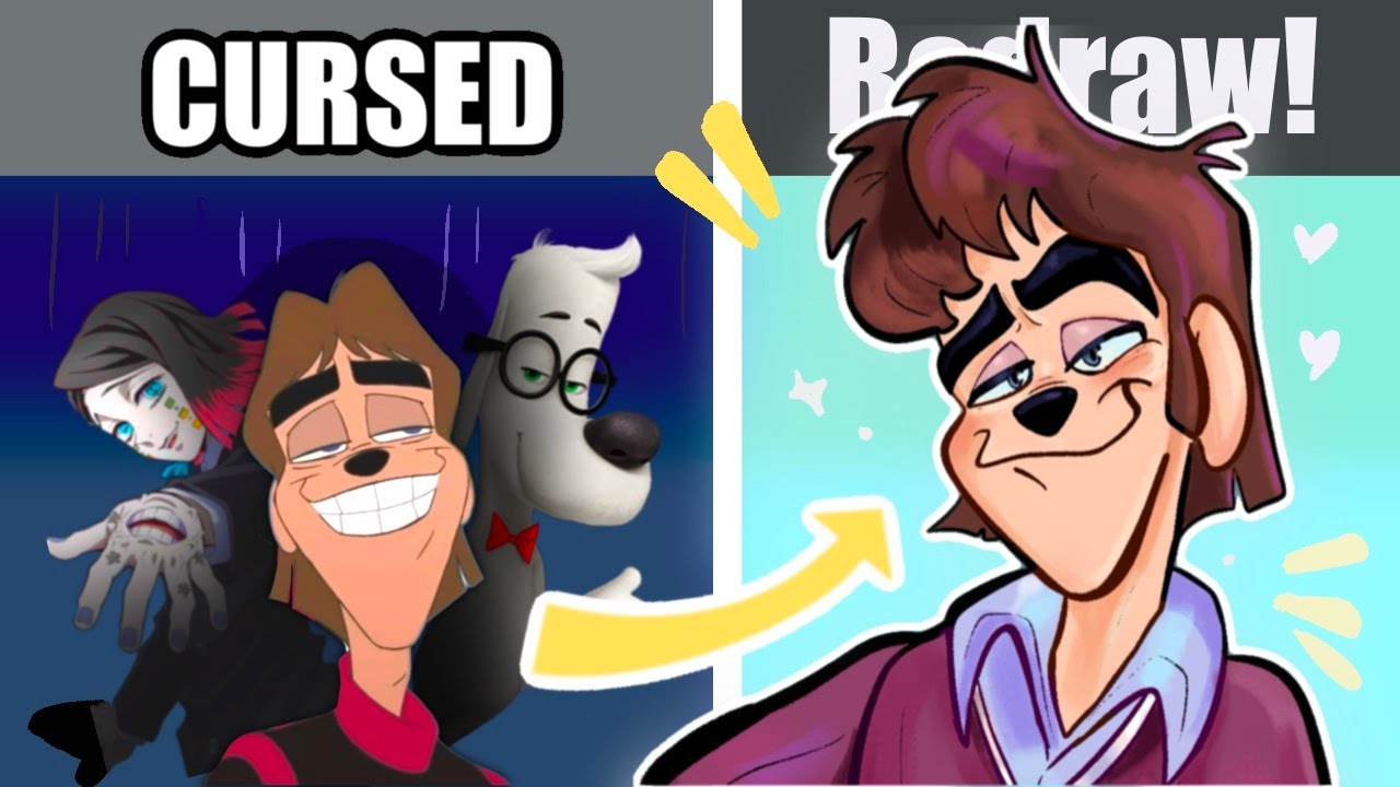 DRAWING CURSED MALE CHARACTERS (and slowly losing my mind)