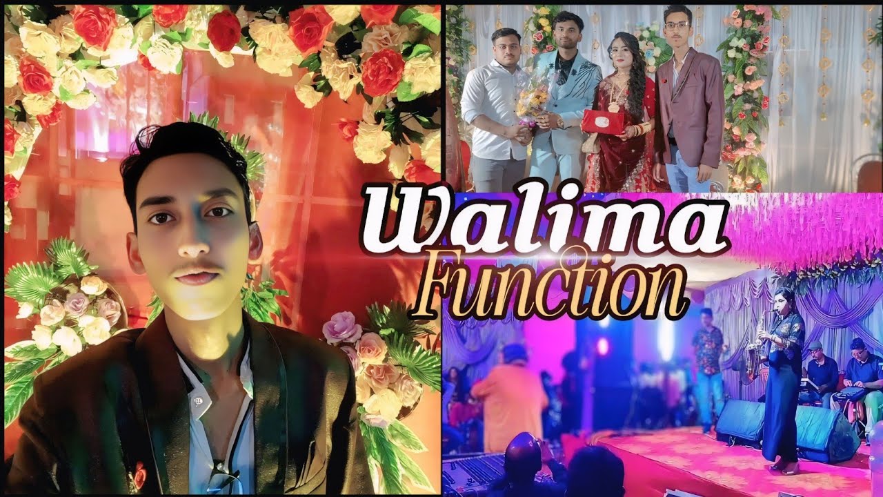 Aajke bondhur Walima function a onek enjoy korlam🥳😍|| 