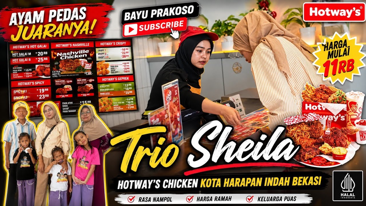 Hotways Chicken Harapan Indah Bekasi | Kulineran With Trio Sheila