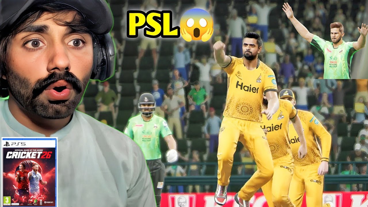 🔥 PSL THRILLER | Peshawar vs Lahore | Last Over Drama in Cricket 26 (PS5 Gameplay | 4K)