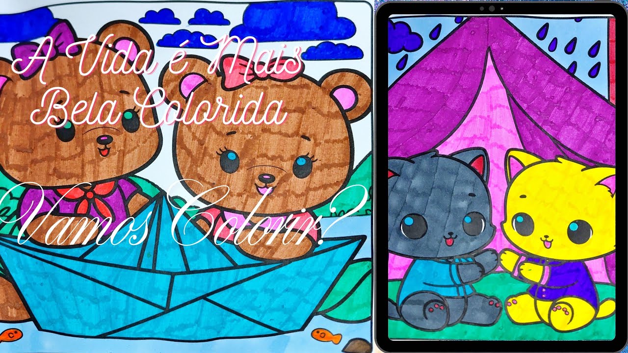 Coloreando o dia está ao vivo!