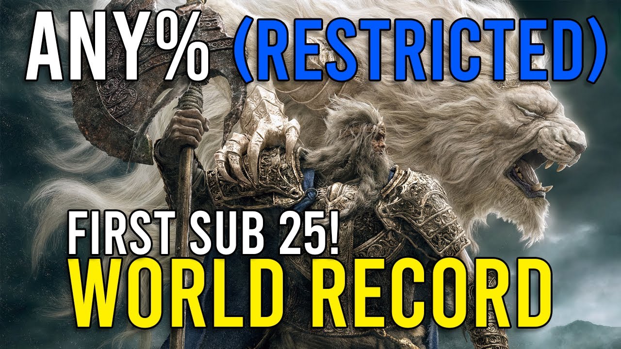 Elden Ring Any% (Restricted) World Record - 24:56