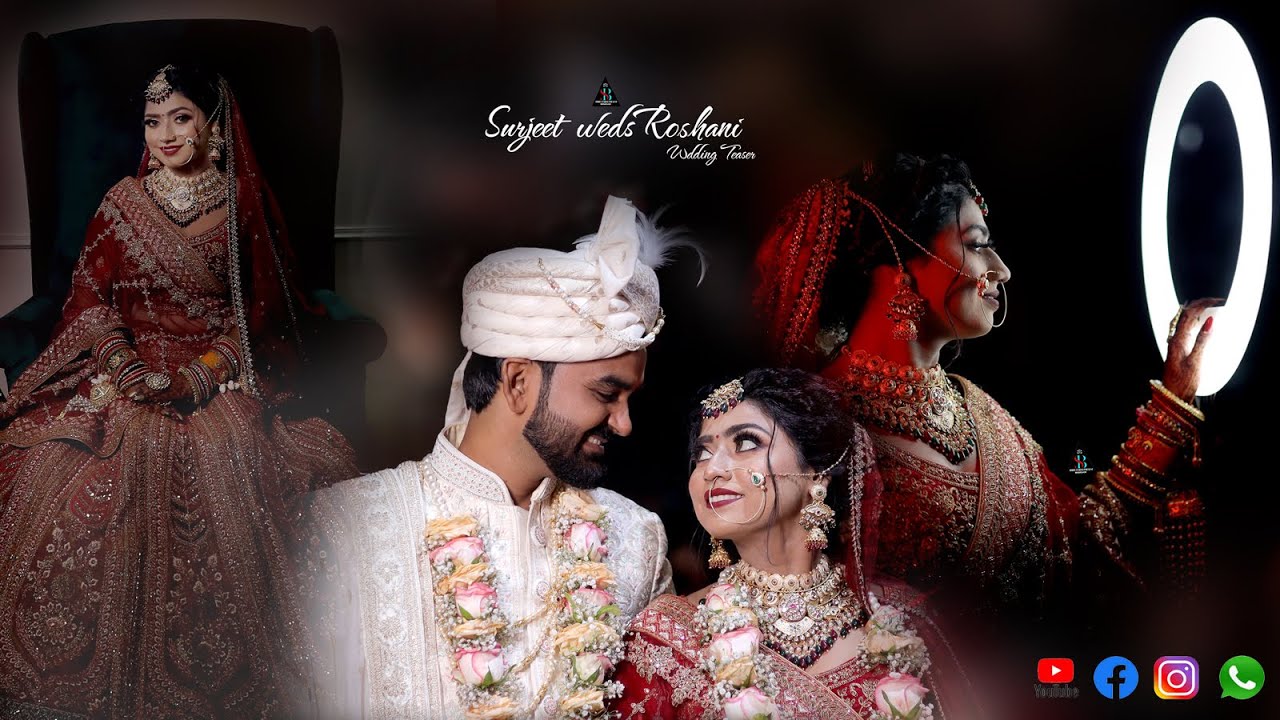 Wedding Cinematic Teaser | Roshani weds Surjeet | Baba Studio Kanpur | Deepak Baba