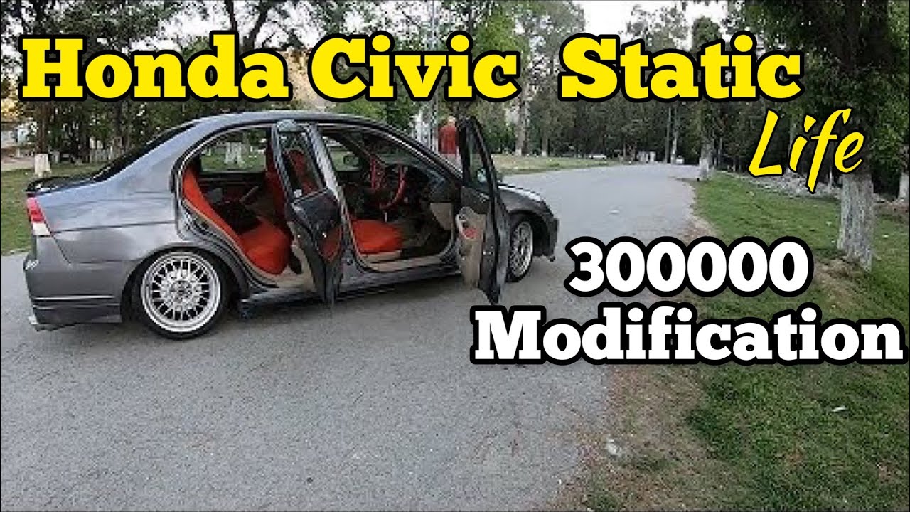 Honda Civic  | 2003 Model | 3lac Modification | kpk Abbottabad | Modified Squad Pk |