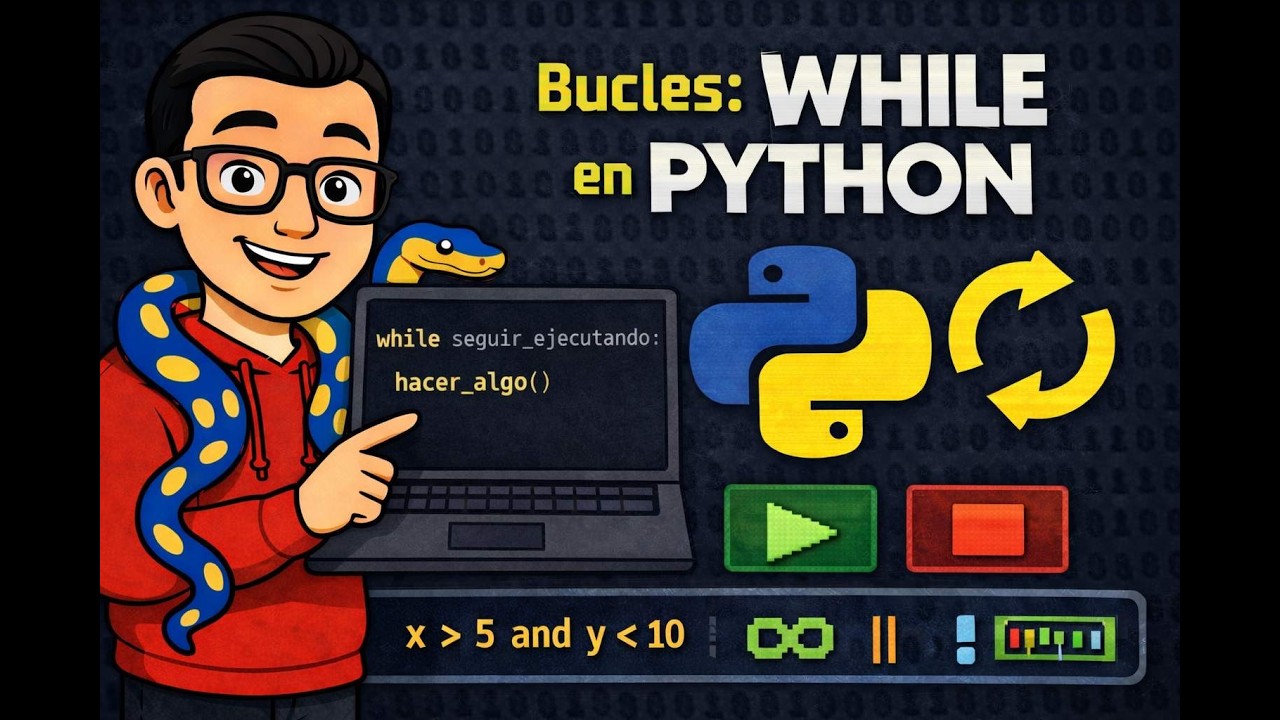 No. 9 Bucles: While en Python | Curso de Python desde Cero