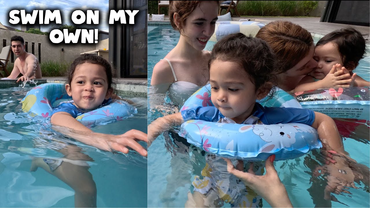 HOLIDAY Swimming with Their Cousins in the Villa 🥰