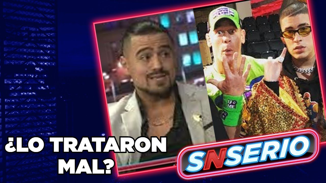 Ángel Garza confiesa el trato que recibió de John Cena y Bad Bunny | SNSerio