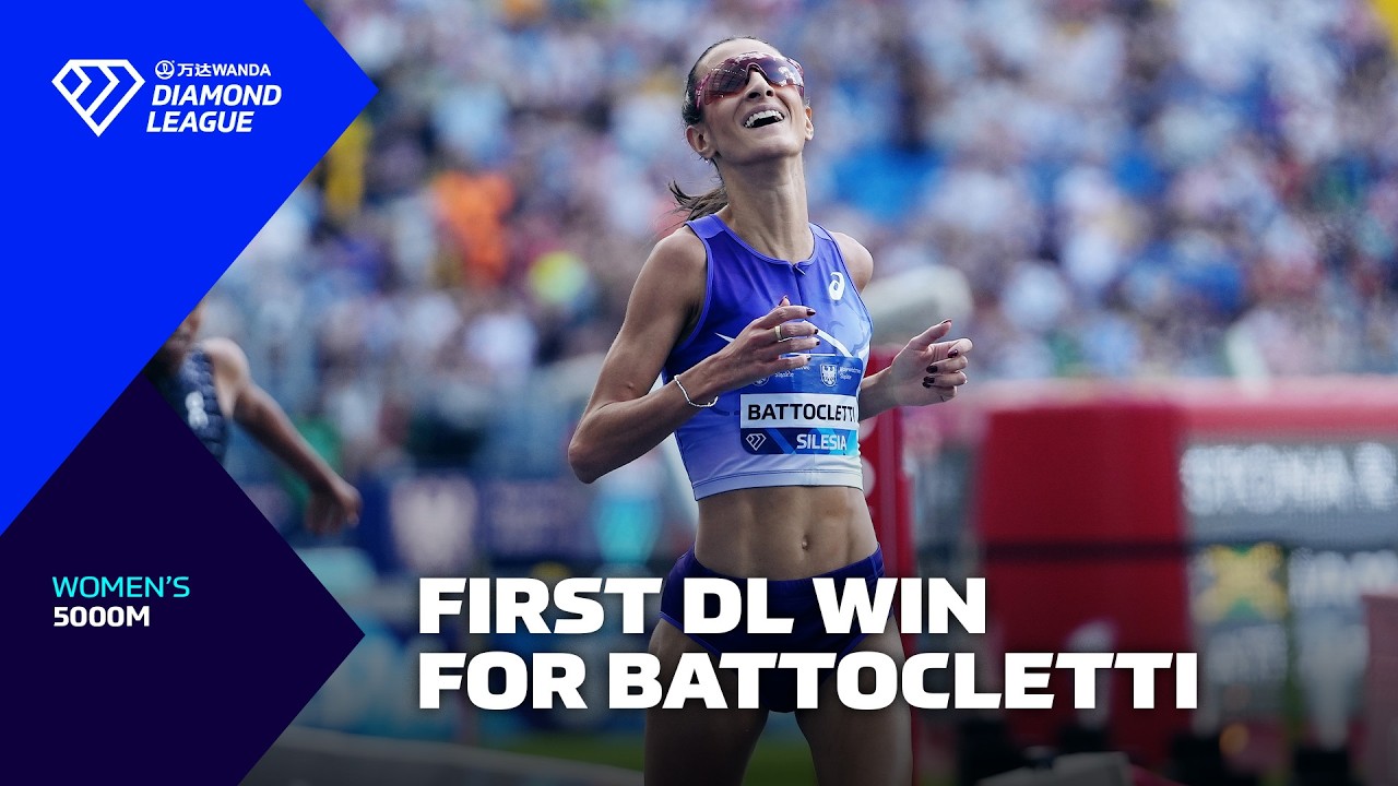 Nadia Battocletti grabs FIRST EVER Diamond League win in Silesia 5000m - Wanda Diamond League 2026