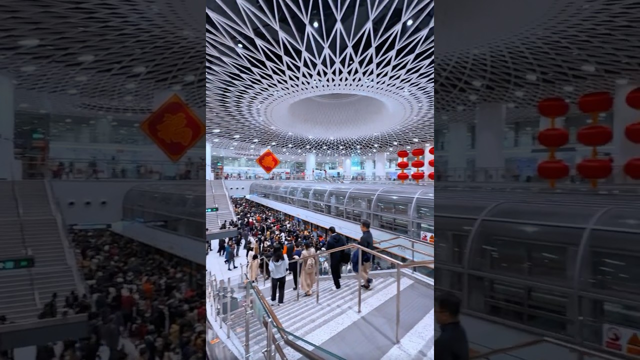 China&rsquo;s next level public infrastructure development. It&rsquo;s just a subway station in Shenzhen city