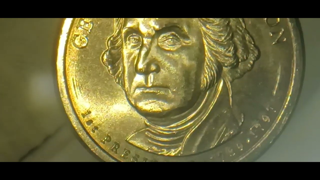 2007  WASHINGTON US DOLLAR COIN WITH AWESOME 