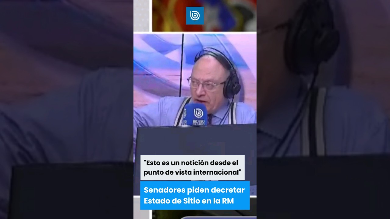 Senadores piden decretar Estado de Sitio en la RM
