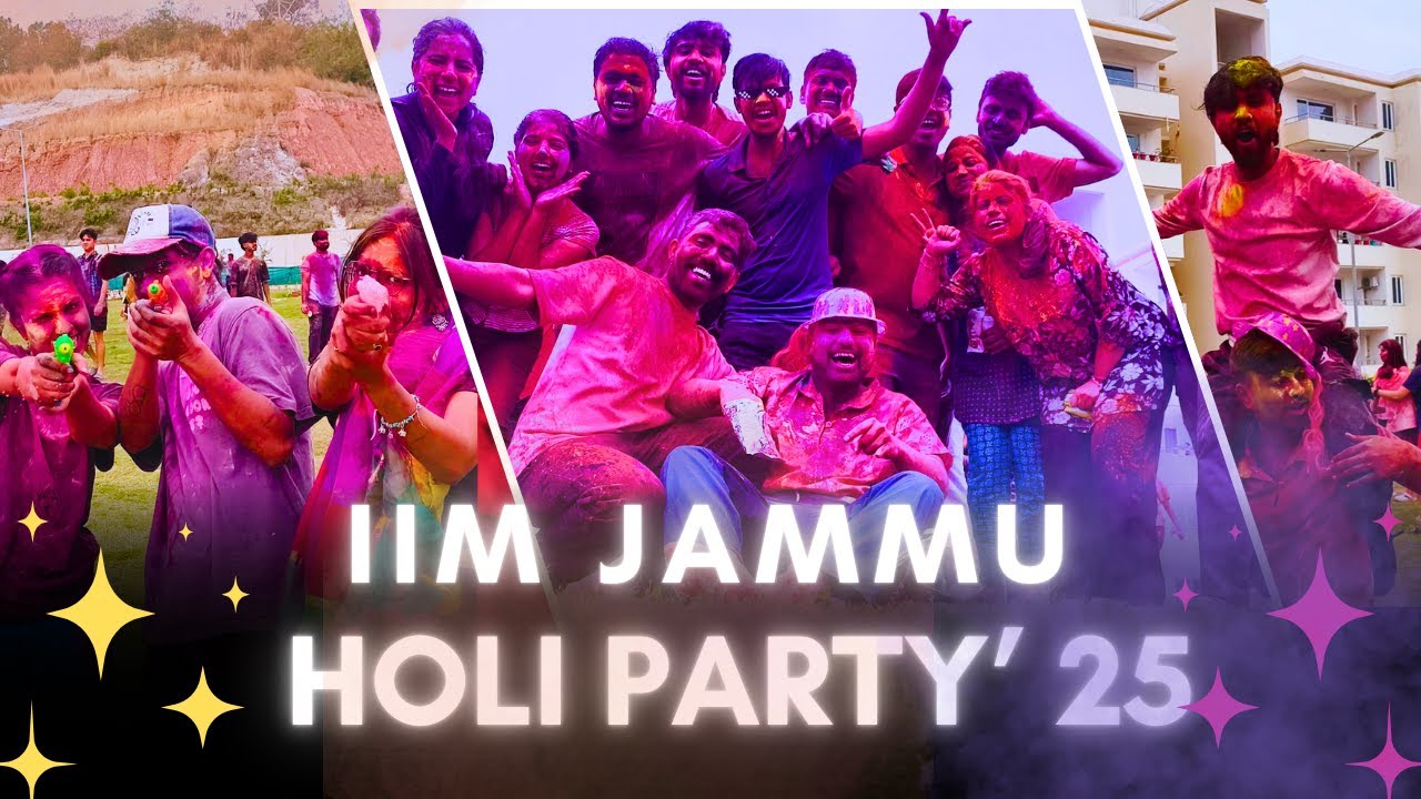 HOLI Celebration at IIM Jammu | Unforgettable Moments  | Unfiltered THAKRAN