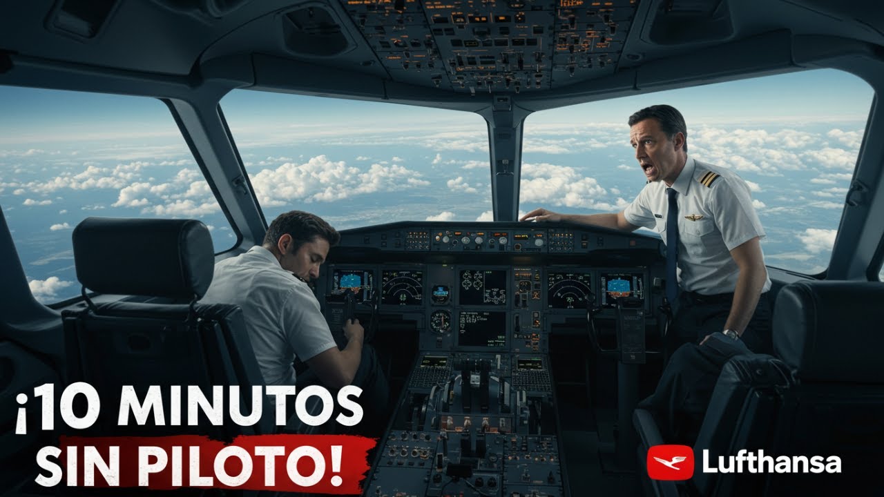 Vuelo de Lufthansa Sin Piloto Durante 10 Minutos | El Copiloto se Desmayó en Pleno Vuelo