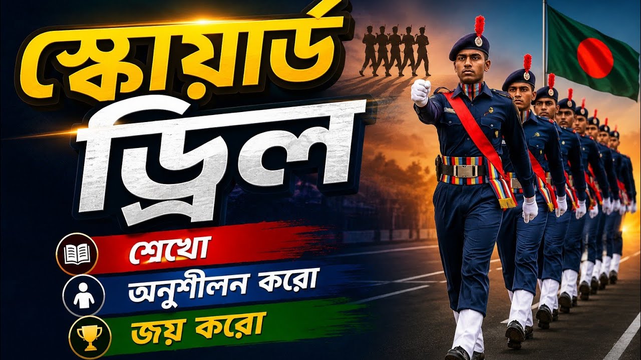 স্কুল-কলেজে স্কোয়াড ড্রিল করার নিয়ম।