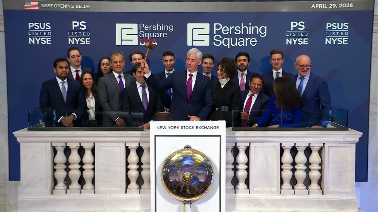 Pershing Square USA (NYSE PSUS) and Pershing Square Inc. (NYSE PS) Rings The Opening Bell&reg;