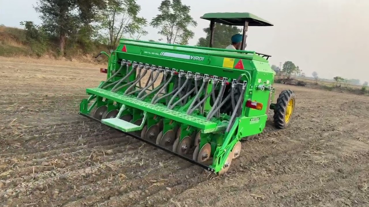 No Till wheat Seeder ਤਵੀਆਂ ਵਾਲੀ ਕਣਕ ਬਿਜਾਈ ਮਸ਼ੀਨ 🌾 