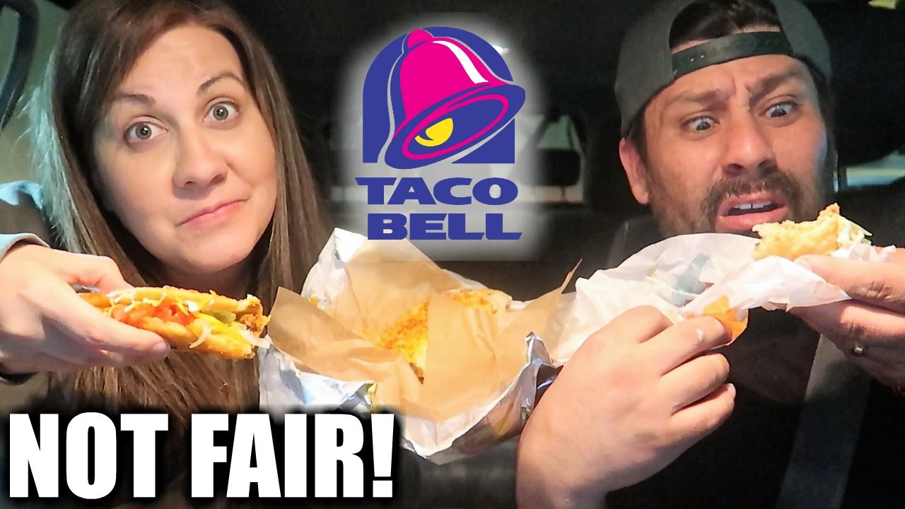 TRYING EACH OTHERS TACO BELL ORDERS | Husband vs Wife Taco Bell Fast Food Swap