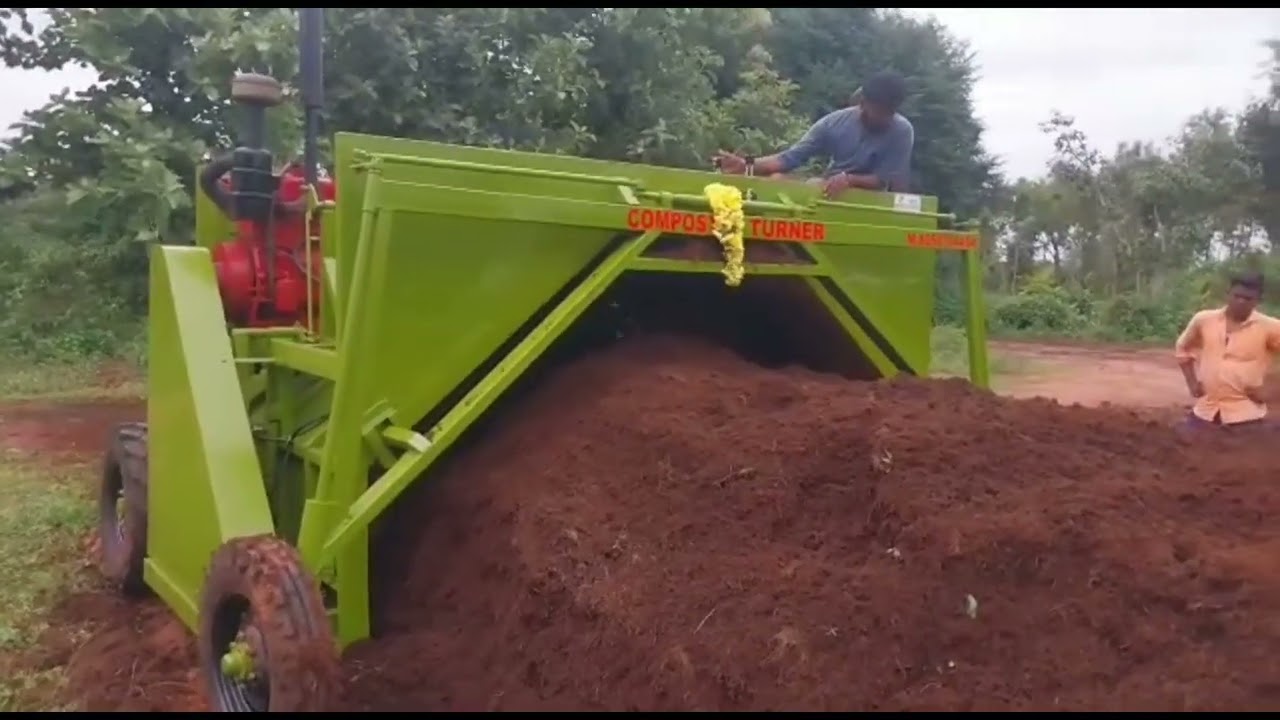 compost Turner machine commissioned in Karnataka today