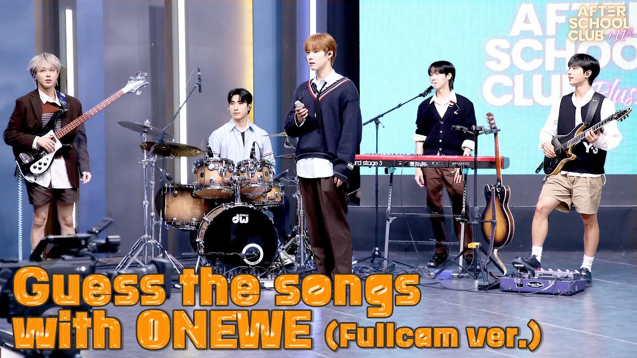 [After School Club] ONEWE's Guess the songs(Fullcam ver.)