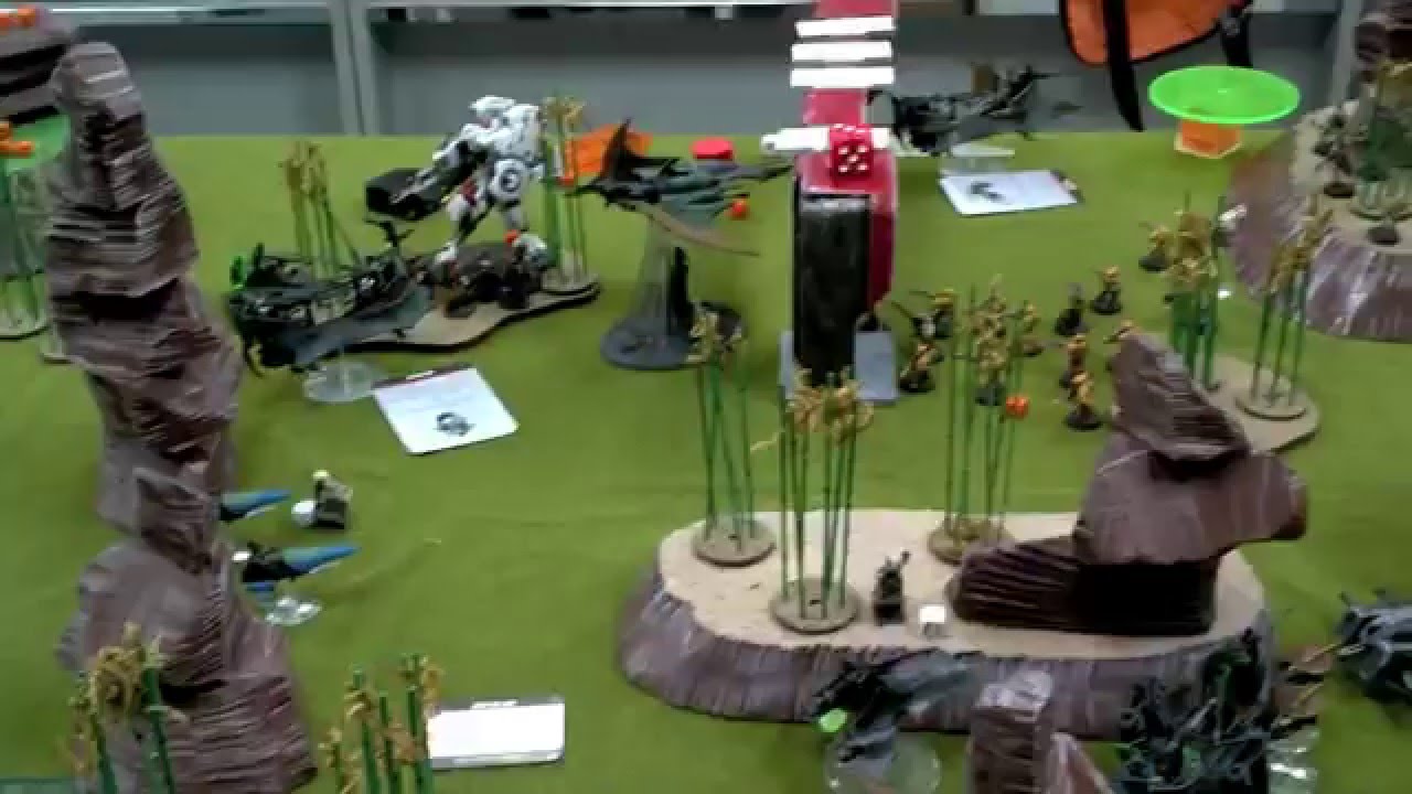 Боевой отчет Warhammer 40k 7-й редакции: Тау против Тёмных Эльдар, 1500 очков