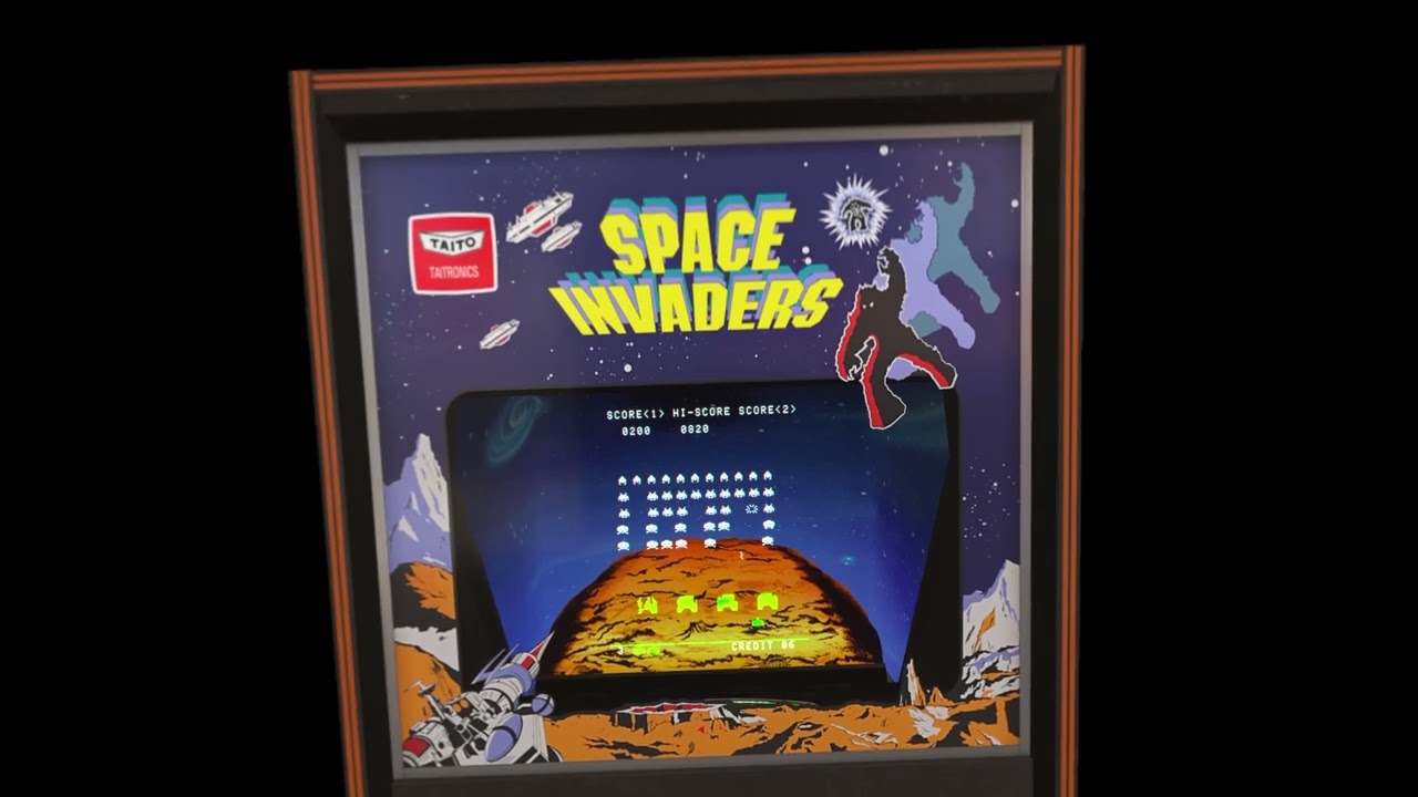 RETROCADE on Apple Arcade in Vision Pro  is insane!!!!!
