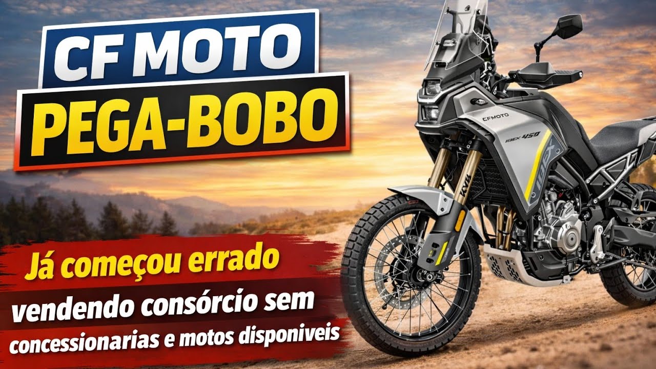 CF MOTO PEGA-BOBO - Já começou errado vendendo consórcio sem lojas e motos disponíveis (16.03.2026)
