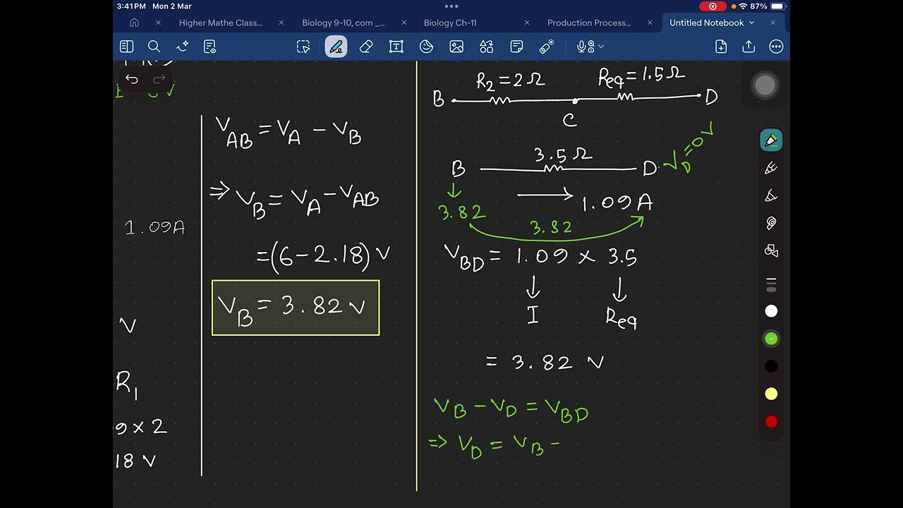 Circuit math problem | Class 10 | English Version | Mymansingh Board