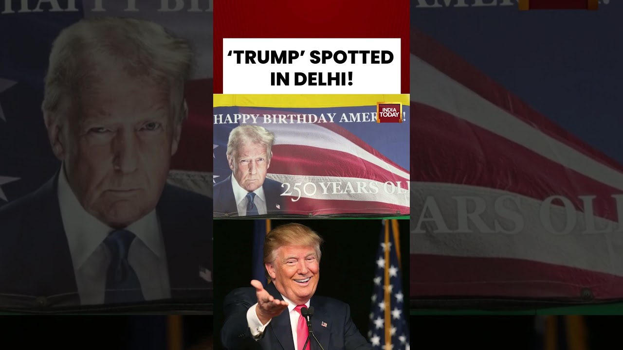 VIRAL VIDEO | Trump Posters on Autos as US Kicks Off Freedom250 Events #trump #freedom250 #viral
