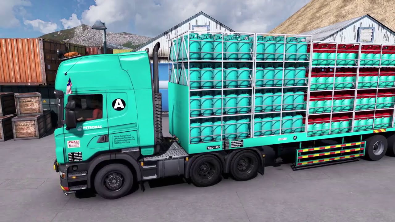 LORI SCANIA PETRONAS TONG GAS ~ EURO TRUCK SIMULATOR 2 MALAYSIA