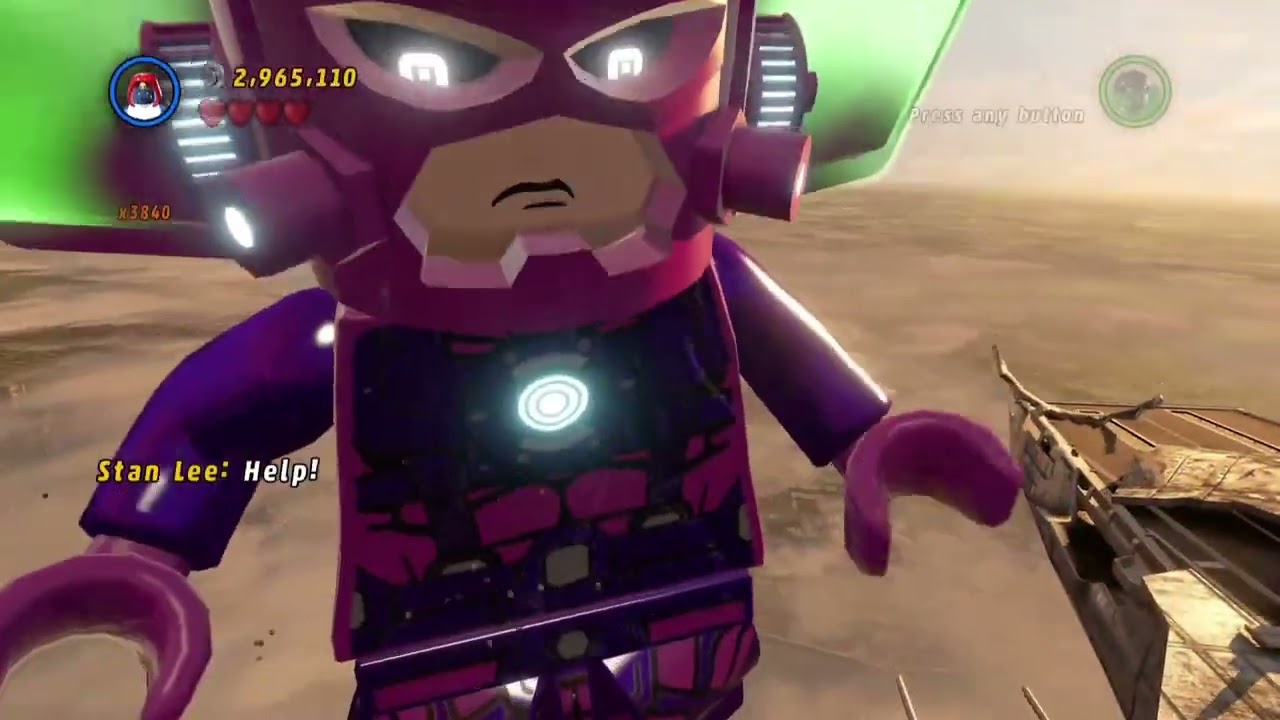 Galactus bossfight lego marvel super heroes