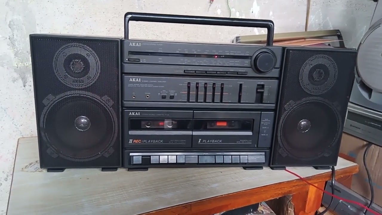 MADE IN JAPAN AKAI DUBAL CASSETE TAPE REACORDER ALL WARKING SET 9538536573