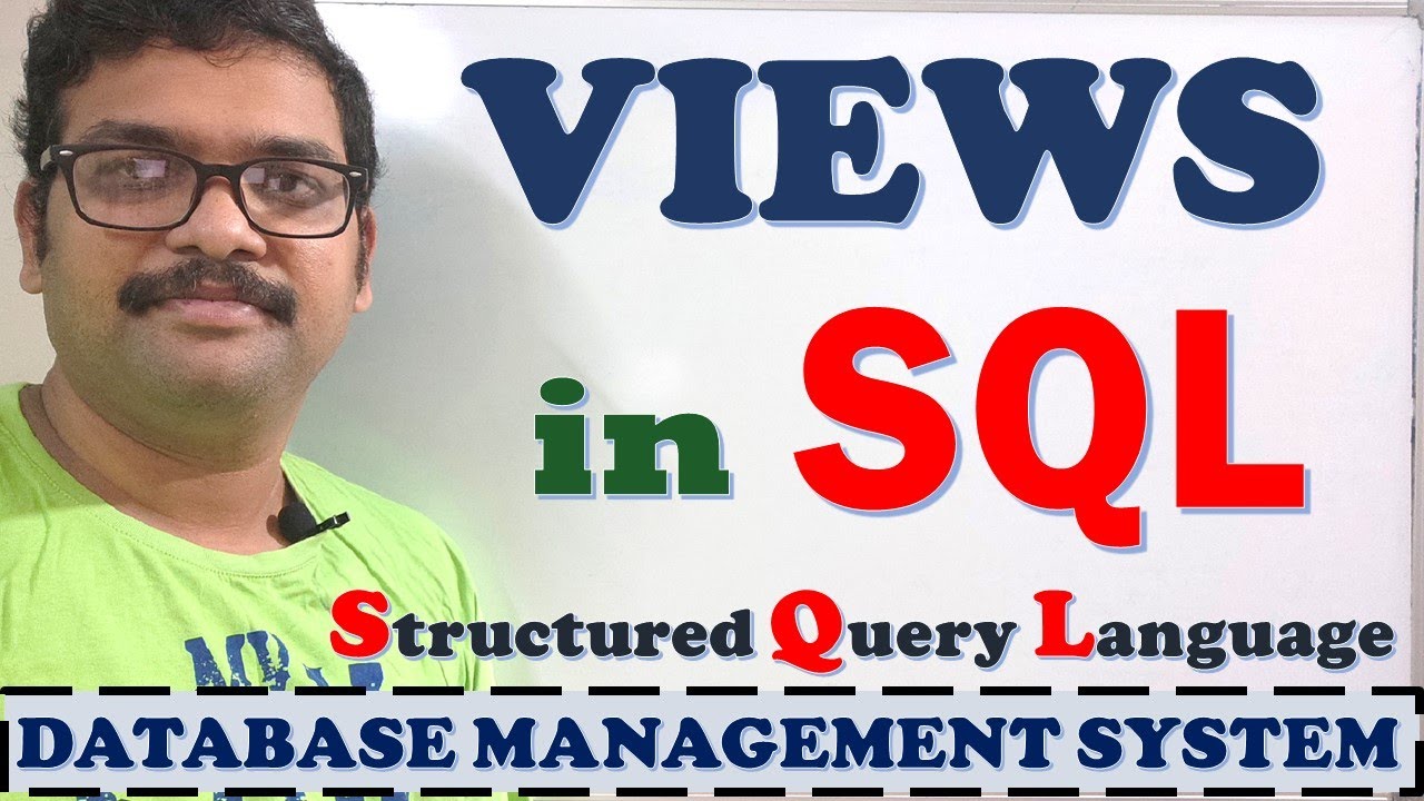 VIEWS IN SQL || CREATE VIEW FROM SINGLE TABLE / MULTIPLE TABLES || DROP VIEW