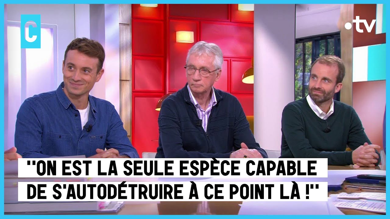 Frans de Waal, Hugo Clement et Alexandre Lacroix  - C l’hebdo - 01/10/2022