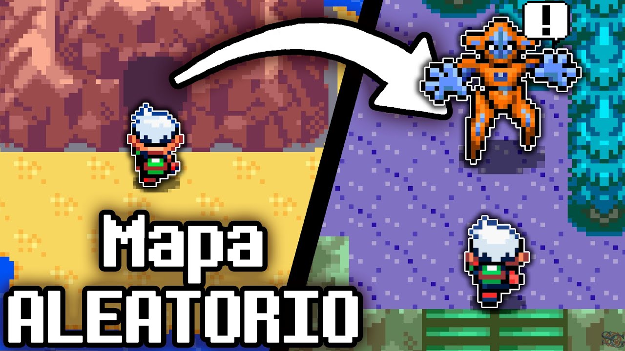 Pok&eacute;mon, pero el MAPA es ALEATORIO