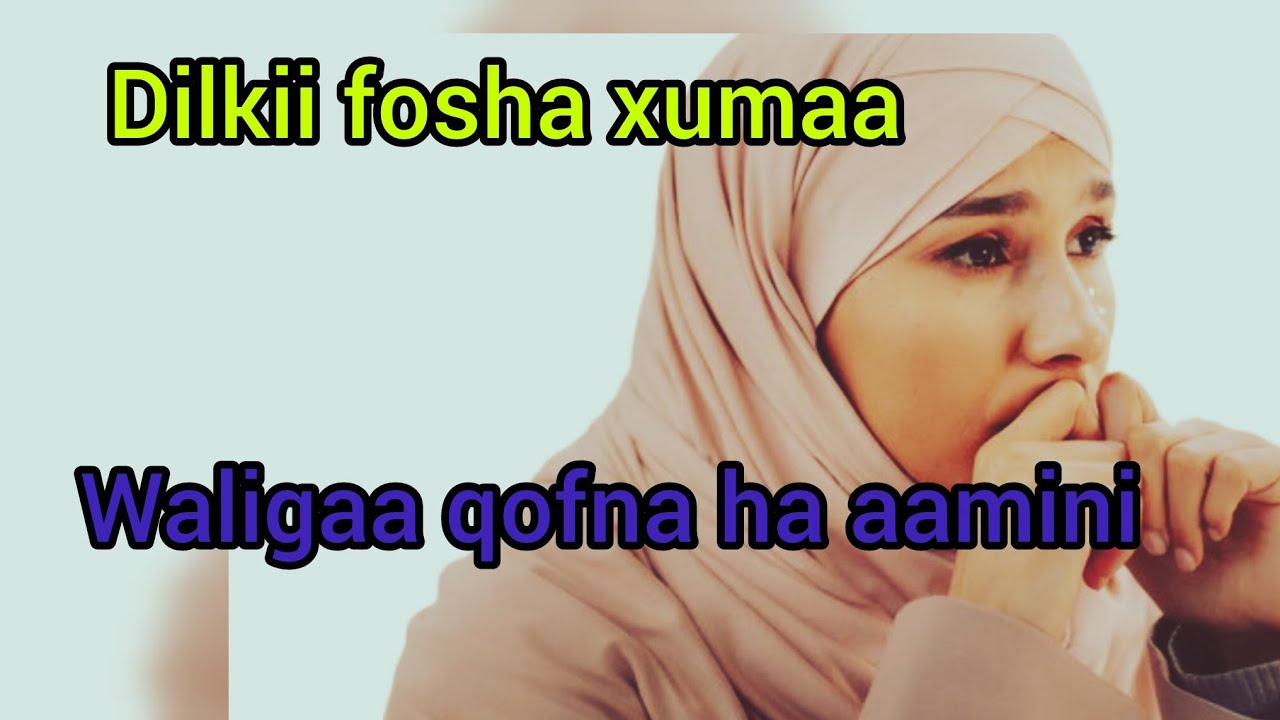 Qofna ha aaminin wixii ku dhacay gabadhii