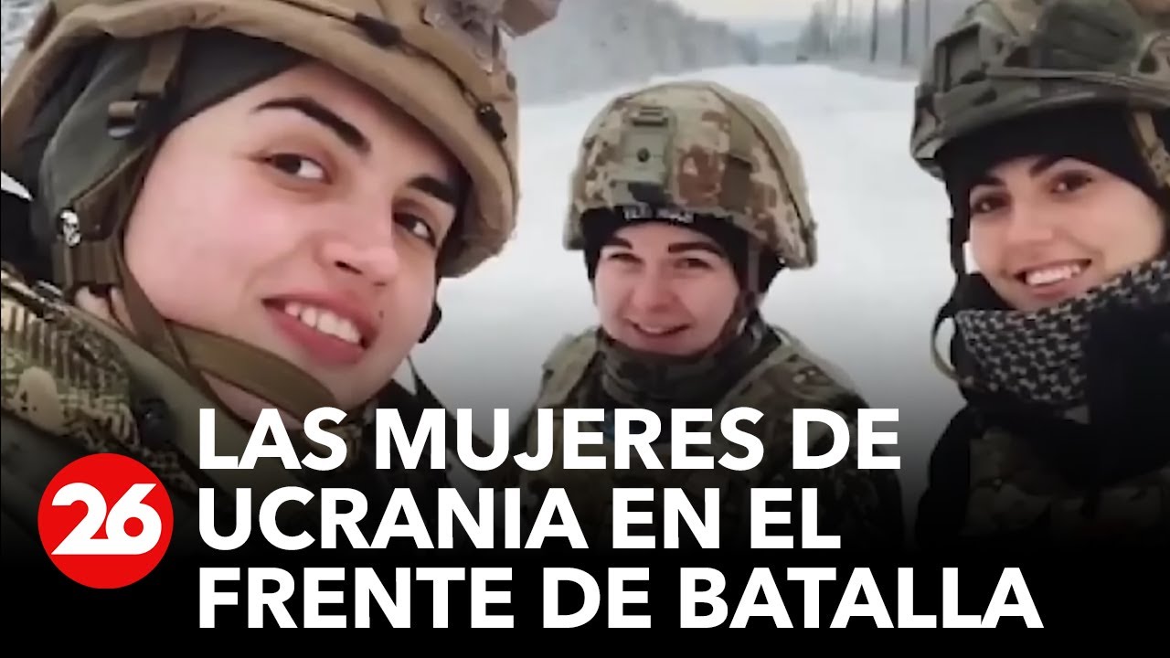 Sigue creciendo el número de mujeres ucranianas que se unen al ejército | #26Global