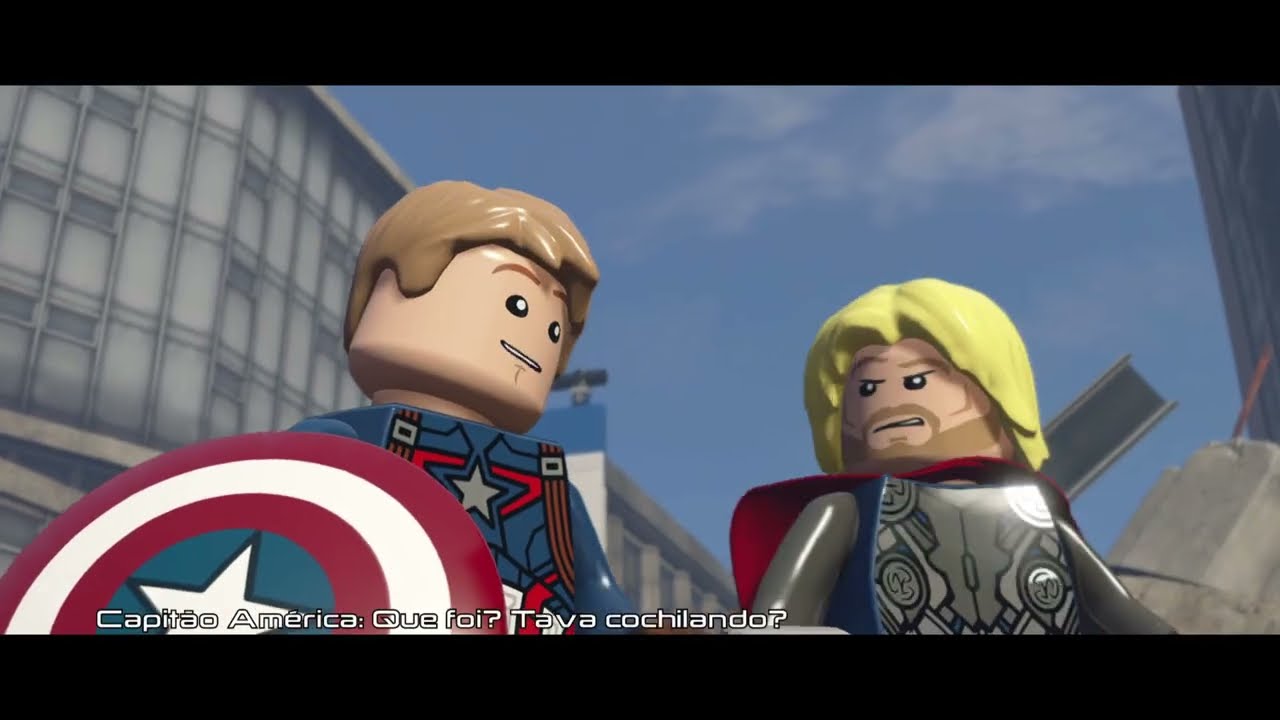 LEGO MARVEL Vingadores - Sokovia Subindo aos Céus e Salvando os Civis