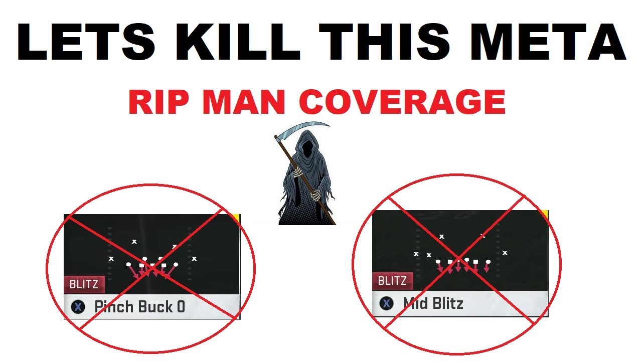 HOW TO DESTROY MAN COVERAGE (PINCH BUCK 0 AND MID BLITZ) - MADDEN 20 TIPS
