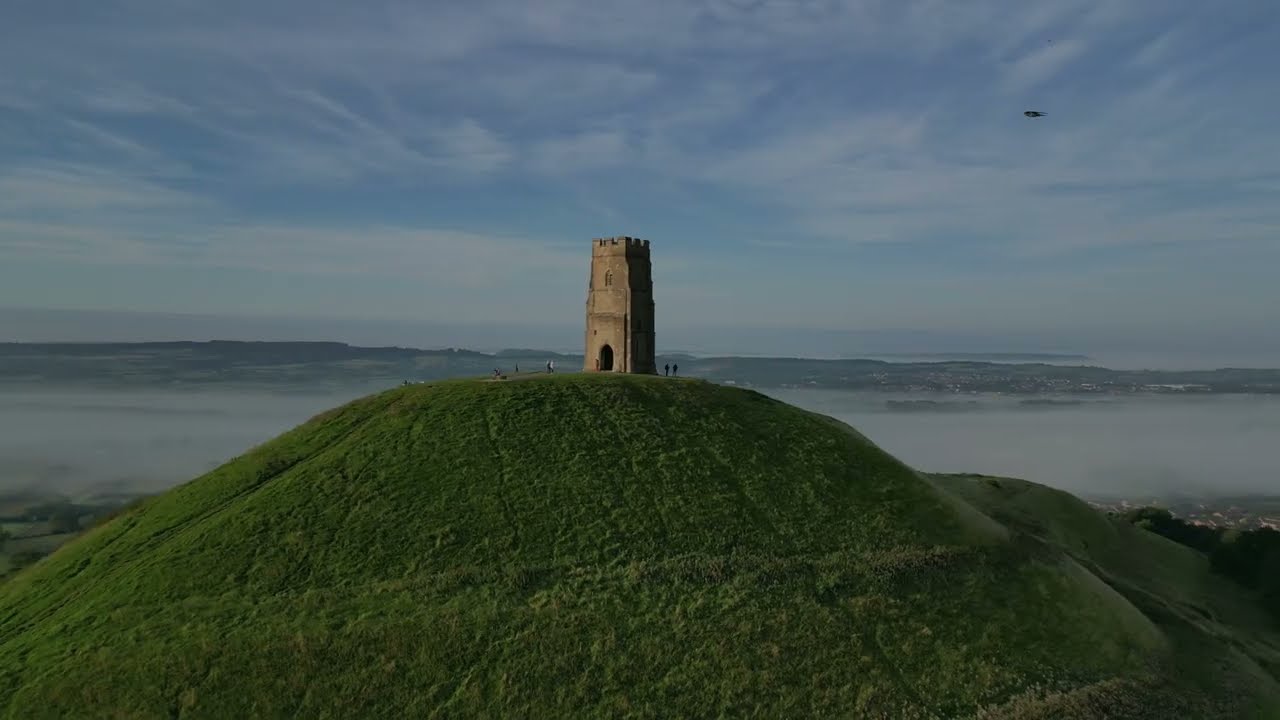 Glastonbury Tor at dawn by DJI Mini 3 Pro - Filmed by Richard Jenkins edited by Rob Follett Creative